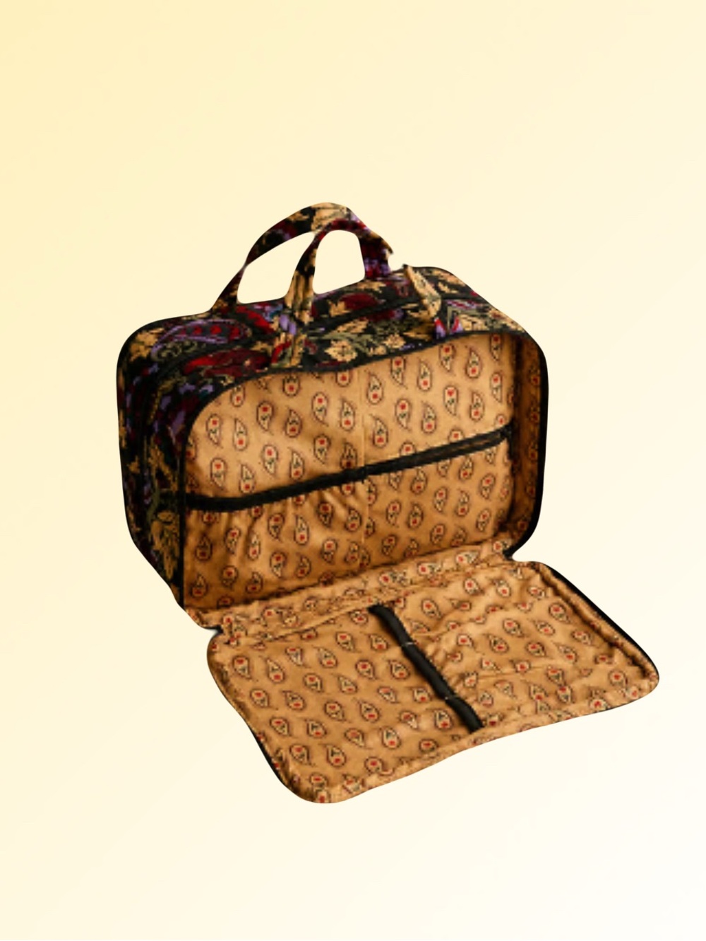 Vera Bradley Ultimate Travel Case in Midnight Garden Paisley NWT - Picture 3 of 6